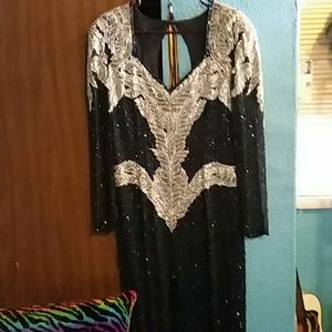 Long elegant evening gown